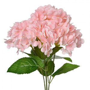 Růžová umělá květina hortenzie Hydrangea - 23*23*45 cm 6PL0347P obraz