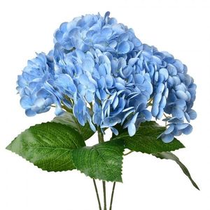 Modrá umělá květina hortenzie Hydrangea - 23*23*45 cm 6PL0347BL obraz