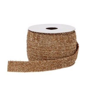 Zlatá látková stuha Vivant Crushta Ribbon - 20mm x 15m 183492 obraz