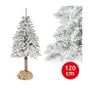 Vánoční stromek na kmenu NATURAL WITH SNOW 120 cm smrk obraz