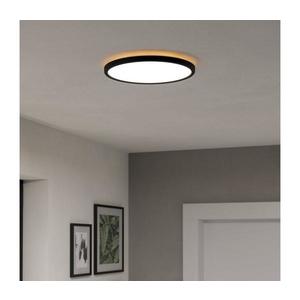 Eglo Eglo 901463 - LED RGBW St. venk. svítidlo ROVITO-Z 13, 9W/230V pr.30cm IP44 černá obraz