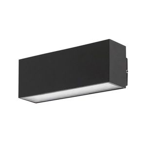 Rabalux Černé fasádní LED svítidlo Mataro 10W IP54 77075 obraz