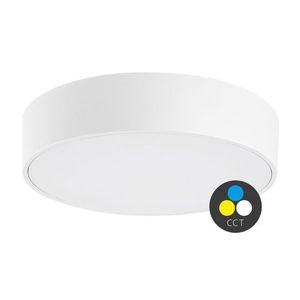 Rabalux Bílé stropní LED svítidlo Tartu kulaté 175mm 18W IP44 CCT 7893 obraz