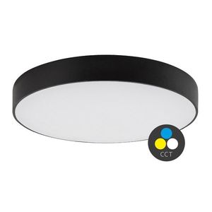 Rabalux Černé stropní LED svítidlo Tartu kulaté 300mm 24W IP44 CCT R7898 obraz