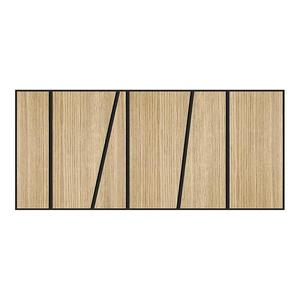 Frézovaný panel Slant dub 65x29 cm MDF obraz