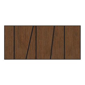 Frézovaný panel Slant wenge 65x29 cm MDF obraz