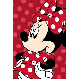 Jerry Fabrics Dětská deka Minnie Red, 100 x 150 cm obraz