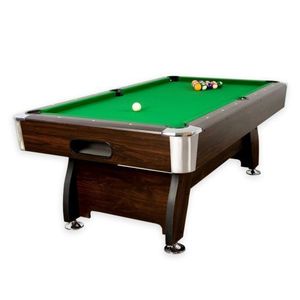 GamesPlanet® 1349 pool billiard kulečník s vybavením, 8 ft obraz