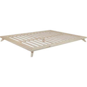 Dvoulůžková postel Karup Design Senza Bed Natural, 160 x 200 cm obraz