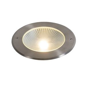 Moderní zemní bodové svítidlo z oceli včetně 20W LED - Bridge obraz