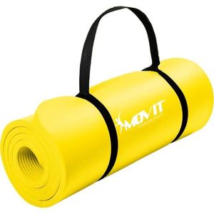 MOVIT 32913 Gymnastická podložka 190 x 60 x 1, 5 cm žlutá obraz