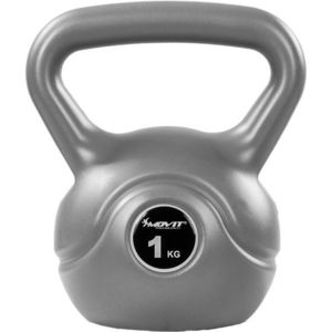 63178 Movit Kettlebell činka, 1 kg, šedá/černá obraz