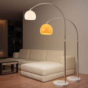 88966 Jago Stojací oblouková lampa bílá, 145 - 220 cm obraz