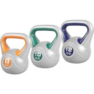 Gorilla Sports Kettlebel set, plast, 8 kg, 10 kg, 12 kg obraz