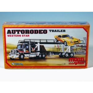 Monti 39 Autorodeo trailer Western star Stavebnice 1: v krabici 32x20x7, 5cm obraz