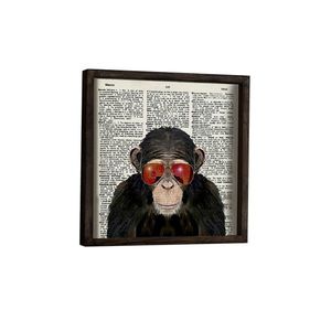 Wallity Nástěnný obraz Monkey 34x34 cm I obraz