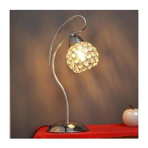 Stolní lampa DORA 1xE27/15W/230V lesklý chrom/čirá obraz