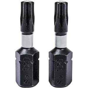 Rázové šroubovací bity Torx T20 x 25 mm 2 ks obraz