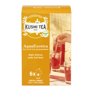 Kusmi Tea Porcovaný ovocný čaj AquaExotica Bio, 6 velkých sáčků 21682A1330 obraz