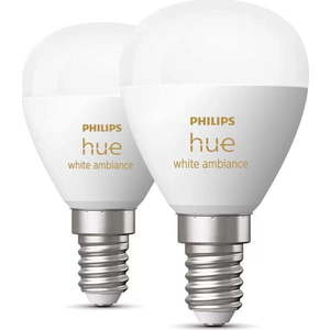 Smart žárovky v sadě 2 ks E14, 5 W White ambiance – Philips Hue obraz