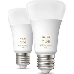 LED smart žárovky v sadě 2 ks E27, 11 W White ambiance – Philips Hue obraz