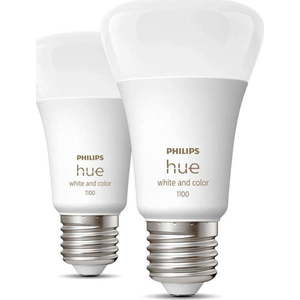 LED smart žárovky v sadě 2 ks E27, 11 W White and color ambiance – Philips Hue obraz