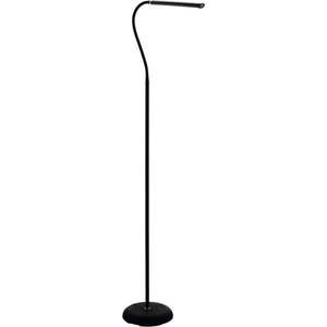 Černá LED stojací lampa (výška 130 cm) LAROA – EGLO obraz