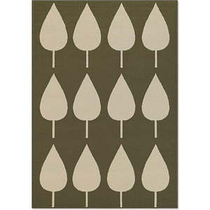 Khaki dětský koberec 160x235 cm Lovely Leaves – Hanse Home obraz