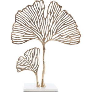 Kovová soška (výška 48 cm) Leaf – Light & Living obraz