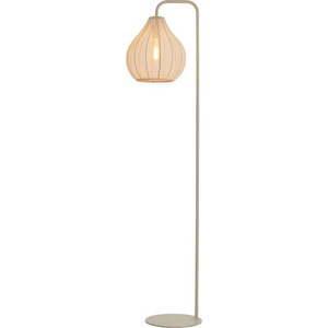 Béžová stojací lampa s textilním stínidlem (výška 156, 5 cm) Elati – Light & Living obraz