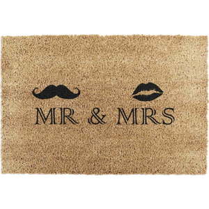 Rohožka z kokosového vlákna 40x60 cm Mr and Mrs – Artsy Doormats obraz