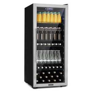 Klarstein Beersafe 7XL, lednice, 242 l, energetická třída F, sklo, nerezová ocel obraz