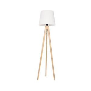 Stojací lampa CONE 1xE27/60W/230V borovice bílá obraz