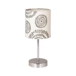 Stolní lampa EMILY 1xE14/40W/230V krémová/lesklý chrom obraz