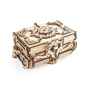 Ugears 3D mechanické puzzle Antique Box 185 ks obraz