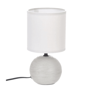 Atmosphera Atmosphera - Stolní lampa TIMÉO 1xE14/60W/230V šedá/bílá obraz