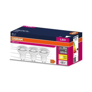 Osram SADA 3x LED Žárovka PAR16 GU10/6, 9W/230V 2700K 36° - Osram obraz