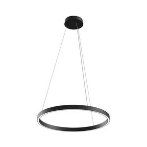 Maytoni Maytoni MOD058PL-L32B3K - LED Lustr na lanku RIM LED/37W/230V pr. 60 cm černá obraz