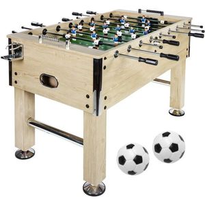 GamesPlanet® Profi stolní fotbálek Leeds, 140 x 73 x 87 cm, světlý dekor M02463 obraz