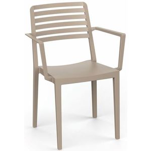 Křeslo ROW ARMCHAIR - taupe obraz