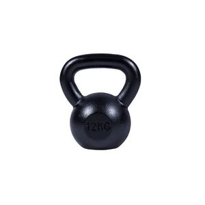 Gorilla Sports kettlebell činka, litinová, černá, 12 kg obraz