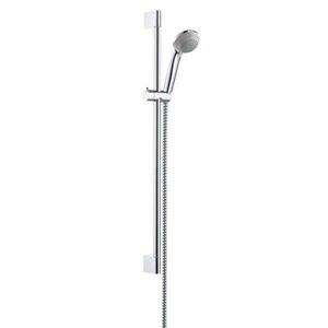 HANSGROHE Crometta 85 Set sprchové hlavice, tyče a hadice, Green 6 l/min, chrom 27652000 obraz