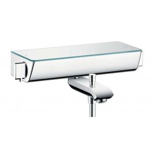 HANSGROHE Ecostat Select Termostatická vanová baterie, bílá/chrom 13141400 obraz