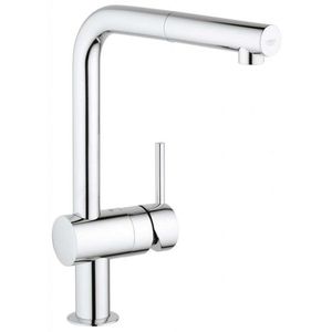 GROHE Minta Dřezová baterie s výsuvnou koncovkou, chrom 32168000 obraz