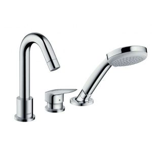 HANSGROHE Logis Baterie na okraj vany, 3-otvorová instalace, chrom 71310000 obraz