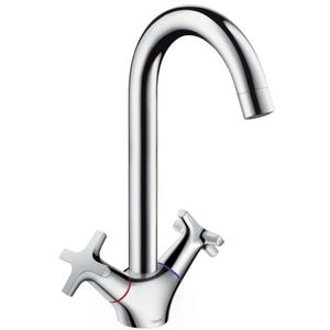 HANSGROHE Logis Dřezová baterie kohoutková, chrom 71285000 obraz