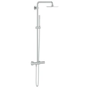 GROHE Euphoria Cube Sprchový set s termostatem, 15x15 cm, 1 proud, chrom 27932000 obraz