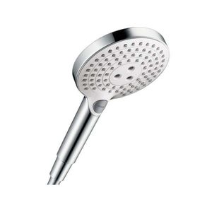 HANSGROHE Raindance Select S Sprchová hlavice 120, 3 proudy, EcoSmart, bílá/chrom 26531400 obraz