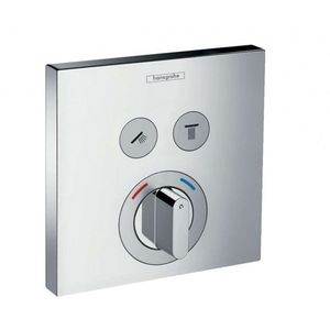 HANSGROHE Shower Select Baterie pod omítku pro 2 spotřebiče, chrom 15768000 obraz