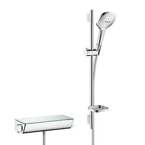 HANSGROHE Raindance Select E Sprchový set 120 s termostatem Ecostat Select, 3 proudy, chrom 27038000 obraz